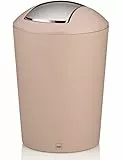 kela Schwingdeckeleimer, Kunststoff, Creme, 5 Liter, 22769