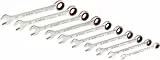 Bosch Professional Ratschenschlüssel Set 10tlg. (Größen inkl. 8, 10, 12, 13, 14, 15, 16, 17, 18 und 19 mm)