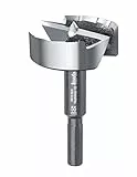 kwb SPEED Forstnerbohrer ø 55 mm aus vergütetem Spezialstahl mit präzisem Wellenschliff, Zentrierspitze, optimal geschärften sowie gehärteten Schneiden und polierter Oberfläche