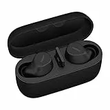 Jabra Evolve2 Buds True Wireless In-Ear-Bluetooth mit aktiver Geräuschunterdrückung (ANC) und Jabra MultiSensor Voice-Technologie - zur Nutzung mit Online-Meeting-Apps zertifiziert - Schwarz