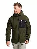 RevolutionRace Sherpa Hoodie für Herren, Outdoor Fleecejacken perfekt für Wanderungen und Outdoor-Abenteuer, Forest Night, S