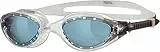 Zoggs Panorama Schwimmbrille Erwachsene, Herren und Damen – UV-Schutz, Antibeschlag, Bequemer, Auslaufsicherer Sitz, Schnell Verstellbares Kopfband, 180° Rundumsicht, Rauchglas/Klar