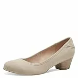 s.Oliver Damen Pumps Kleiner Absatz Elegant, Beige (Cream), 38 EU