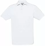 B&C: Piqué Polo Safran PU409, Größe:XL;Farbe:White