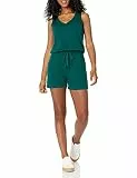Amazon Essentials Damen Studio-Frottee-Einteiler, 9,0cm Beininnenlänge, Dunkelgrün, XL