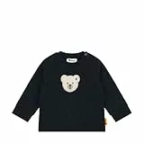 Steiff Sweatshirt EU Größe 74 steiff Navy, Langarm-Sweatshirt, Longsleeve für Kinder, Pullover langärmelig, Babyoberteil, ideales Basic Shirt, bequem und weich, waschmaschinenfest