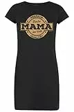 Mutter Sprüche Damen Longshirt/Nachtshirt : Premium Qualität Beste Mama der Welt - Nachthemd Mama - Motiv Schlafshirt Gr: M