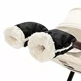 Daliya® ArcticDuo Kinderwagen Handwärmer Handmuff & Handschuhe für Eltern & Kinder, für Buggy & Kinderwagen, warm & weich mit Fleece-Innenfutter, wasserabweisend & winddicht