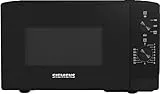 Siemens FF020LMB2 iQ300 Mikrowelle, 44 x 26 cm, 800 Watt, Drehteller 27 cm, Türanschlag links, LED-Innenbeleuchtung, Schwarz, 20 L