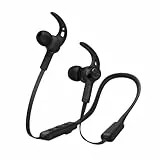 Hama Bluetooth Kopfhörer In Ear „Freedom Neck III“ (Sport Kopfhörer zum Joggen, mit Nackenbügel, Headset mit Mikrofon, Multipoint Technologie, Sprachsteuerung, mit Magnet, schweißresistent) schwarz