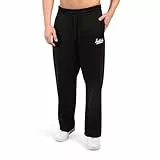 SMILODOX Jogginghose Herren Lorik, Bequeme Sweathose mit Logo-Detail, elastischem Bund mit Kordelzug, seitlichen Eingrifftaschen, geradem Beinabschluss und weichem Material, ideal für Sport