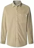 Pepe Jeans Herren Clayton Hemd, Braun (Stone Beige), M