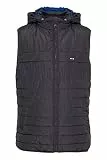 FQ1924 FQDanial Herren Weste Steppweste Outdoor Weste Leicht gesteppte Winterweste mit Kapuze Regular Fit, Größe:M, Farbe:Asphalt (190201)