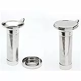 Edelstahl-Teefilter für Isolierkannen, für alle Teesorten, einfaches Reinigen (H: 11,5 x ⌀ oben 6,5 x ⌀ innen 3 cm)