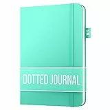 Scribbles That Matter Notizbuch A5 dotted - Your 150 Seiten Bullet Dotted Journal Auslaufsicheres, 120gsm dickes Papier für die Arbeit Hardcover notizbuch dotted (5,75 x 8,5), Minze