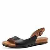 Jana Damen 8-28160-42 Sandalen, Schwarz, 41 EU