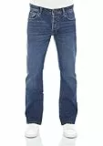 LTB Jeans Herren Stretch Roden Bootcut Jeanshose Hose Denim, Farbvariante:Magne Undamaged Wash (54329), Größe:33W / 34L