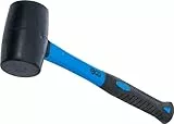 BGS 1960 | Gummihammer | Fiberglasstiel | schwarzer Kopf | Ø 50 mm | 280 g