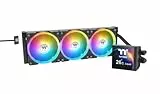 Thermaltake MAGFloe 360 Ultra ARGB Sync AIO 360mm, 3,95' LCD 480x480, 3x SWAFAN EX12 ARGB, MagForce 2.0, leise, Intel LGA1851/1700, AMD AM5, Schwarz