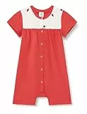 Müsli by Green Cotton Baby Girls Ladybird Puff s/s Beach Body and Toddler Sleepers, Apple red, 68