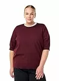 Zizzi Flash by Damen Große Größen Strick Bluse 1/2 Ärmel Größe Gr L Winetasting