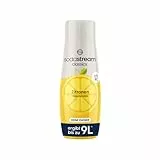 SodaStream Sirup Zitrone ohne Zucker, 1x Flasche ergibt 9 Liter Fertiggetränk, Sekundenschnell zubereitet und immer frisch, 440 ml