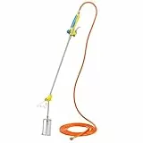 GLORIA Thermoflamm bio Professional PLUS – Gas Unkrautbrenner & Abflammgerät mit 5 m Schlauch | Unkrautvernichter ohne Chemie | Für Garten, Gehweg & Pflaster | Komfortabel ohne Bücken | 1000 °C Flamme