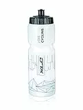 XLC Unisex – Erwachsene Trinkflasche WB-K04, Weiß Transparent, 750 ml