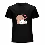 GAHO Bubu dudu Cotton Size t Shirt Funny Men Top Graphic Manga Clothes Black L