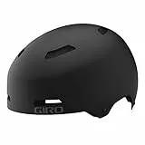 Giro Quarter FS Helm, strapazierfähig mit Polyurethan-Stoßfänger, ideal für Skatepark & Reitwege, bietet Schutz & Komfort, Farbe: Schwarz, Größe: M