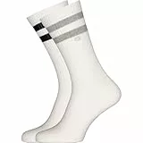 Calvin Klein Stripes Casual Men's Crew Socks 2 pack