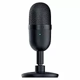 Razer Seiren Mini USB Kondensatormikrofon: für Streaming und Gaming am PC - Professionelle Aufnahmequalität - Präzises Supernieren-Tonabnehmermuster - Kippständer - Stoßfest - Klassisches Schwarz