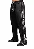 Gorilla Wear Functional Mesh Pants - schwarz/rot - Bodybuilding und Fitness Hose für Herren, L/XL