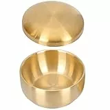 CALLARON Schüssel Mit Deckel Aus Edelstahl Kleine Praktische Suppenschüssel Für Haushalt Kompakte Würfelschüssel Küchenzubehör Für Täglichen Gebrauch