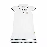 Steiff Kleid EU Größe 104 Bright White, Mädchen Kleid, Kinderkleid für jeden Anlass, lockere und Bequeme Passform, waschmaschinenfest
