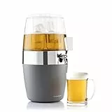 InnovaGoods® Bierspender 4L Getränkespender Bier Ball mit Kühlmittel Bierspender grau 22x41,7x26,5cm, Durchsichtig