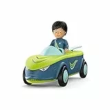 Toddys by siku 0105, Dave Divey, 3-teiliges Spielzeugauto mit Licht und Sound, Zusammensteckbar, Inkl. beweglicher Spielfigur, Hochwertiger Schwungradmotor, Blau/Grün, Ab 12 Monaten