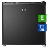 CHIQ Mini Gefrierschrank 31L, Mini Tiefkühltruhe bis zu -24°C, 4 Sterne Gefrierfunktion, 49,6 x 47,4 x 44,7 cm (HxBxT),Schwarz