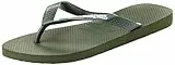 Havaianas - Top Brasil Logo, Bequeme, Robuste und Leichte Badelatschen, mit Rutschfesten Sohlen, Brasilien-Flagge auf den Riemen, Unisex Erwachsene