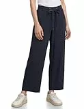 Street One High Waist Wide Leg Hose im Loose Fit Shadowed Navy 38