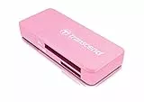 Transcend Multifunktionskartenleser mit SD- und microSD-Steckplatz sowie USB-Anschluss USB 3.1 Gen 1, Rosa - TS-RDF5R