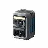 Anker SOLIX C300 Tragbare Powerstation, 288Wh LiFePO4 Akku, 300W (Max 600W) Solargenerator, 140W Beiseitige Schnellladeleistung, Für Camping, Draußen, Reisen, Notfälle, unterwegs (Solarpanel Optional)