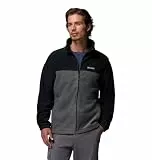 Columbia Herren Steens Mountain Full Zip 2.0 Sweater Fleecejacke Mit Durchgehendem Reißverschluss, Schwarz/Grill, M EU