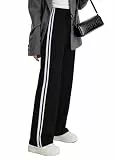 SAFORT Damen 71cm/76cm/81cm/86cm Jogginghose aus Baumwolle Sporthose weit Damen Freizeithose Sweathose Baggy mit Taschen für Alltag Causal, Schwarz, 71cm, L
