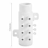 TOPINCN PVC-Thermalbadewanne mit 8 Anschlüssen, Wasseranschlussverteiler, Langlebiges Spa-Zubehör für Spa-Massage, Thermalquelle, Schwimmbad, Badewannenmassage