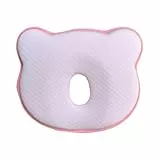Generisch Babykissen Kopfkissen, Kinder Kissen für 0-12 Monate Neugeborene Memory Foam Reisekissen, Babykissen Gegen Plattkopf, Mini Kissen für Baby Kleinkinder Nacken Lenden und Kniestütze (Rosa)