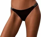 Calvin Klein Damen Bikinihose Brazilian Low Waist, Schwarz (Black), S