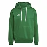 adidas Herren Entrada 22 Sweat Hoodie, Team Green / White, L