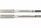 Bohrcraft Handgewindebohrer DIN 5157 G HSS-G, Whitworth-Rohr 1/8 Zoll x 28, 2-teilig in Unibox, 1 Stück, 41021100018