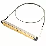 Musiclily Basic Transducer Under Saddle Keramik Piezo Tonabnehmer Pickup für 4-Saiter Akustik Bass, 84mm×6mm